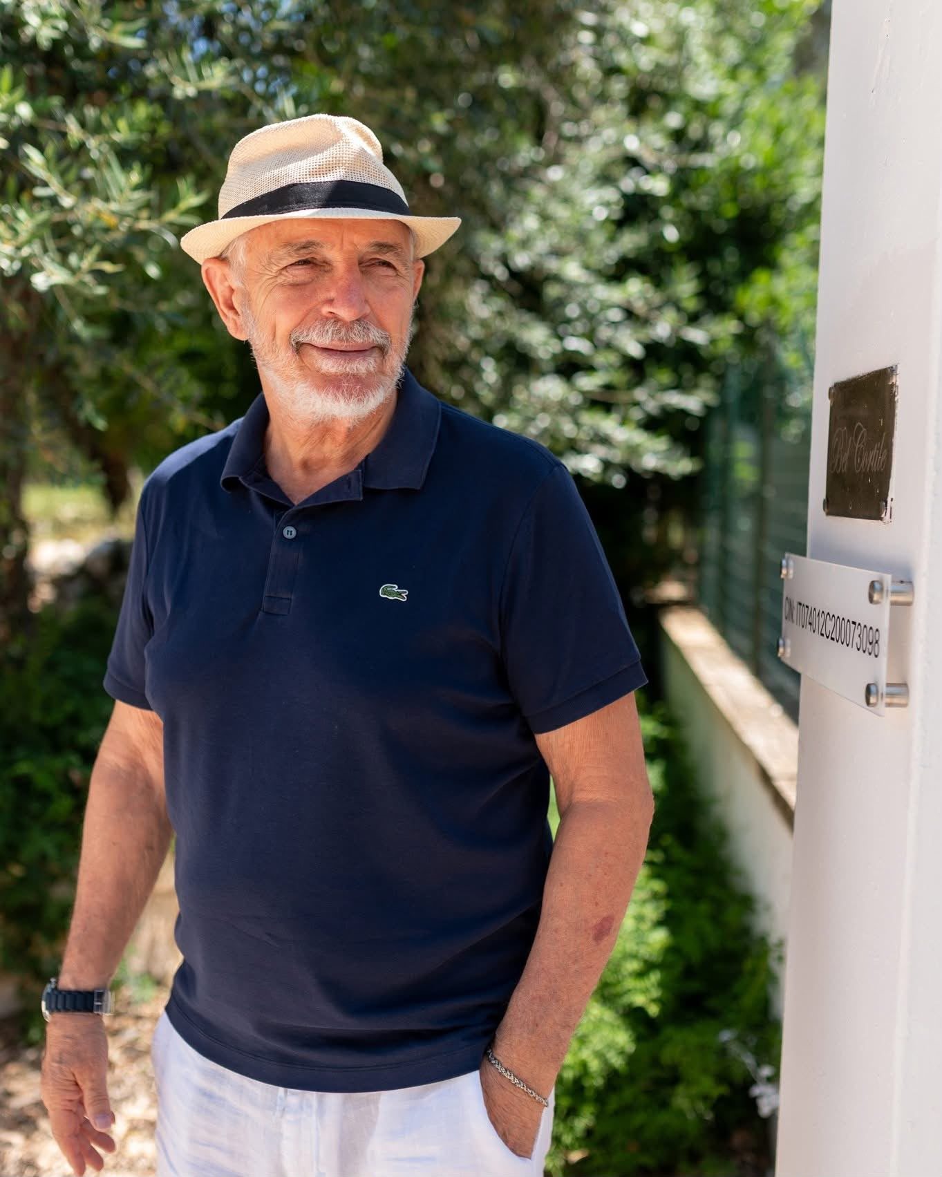 The owner of Masseria Bel Cortile